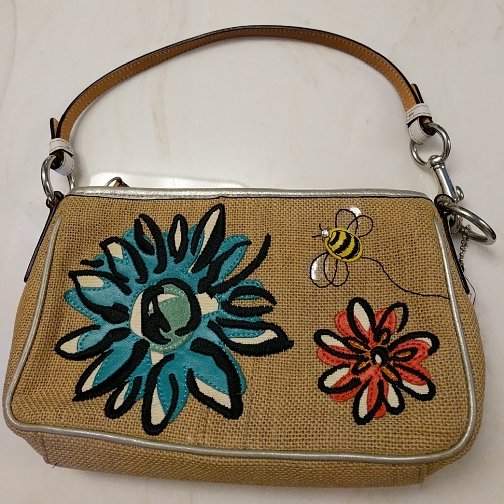 Coach Bumblebee Wristlet